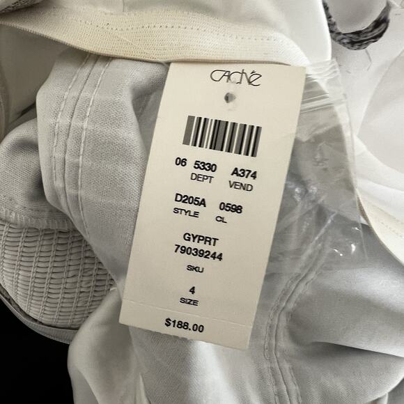 Cache Y2K Snakeprint Mini Skater Dress NWT Smocked Size 4 Satin Reptile Print - Picture 12 of 13